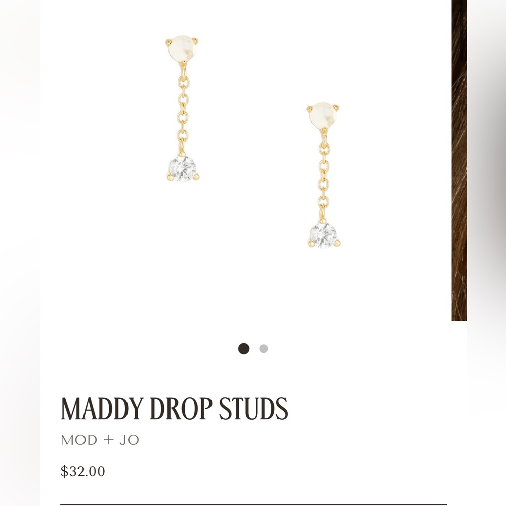 Mod + Jo Maddy Drop Stud Earrings